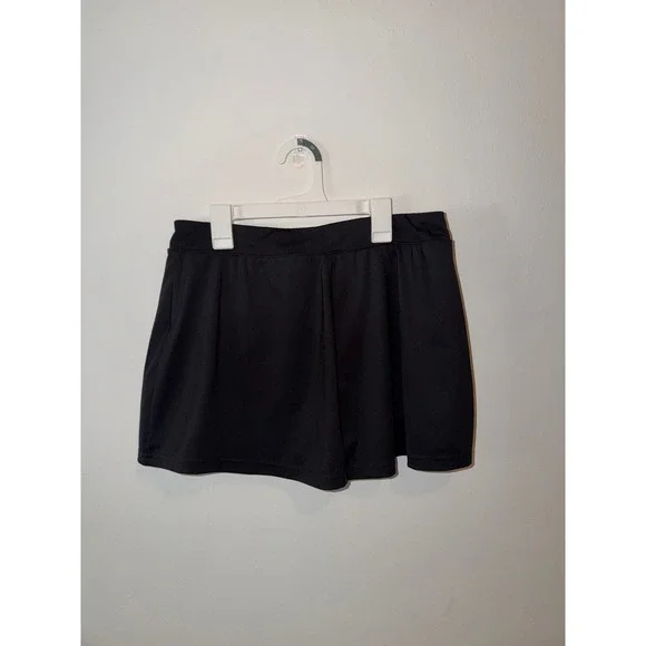 Aeropostale Womens Black Active Skort Athletic Tennis Golf Skirt Size Large - Picture 2 of 3
